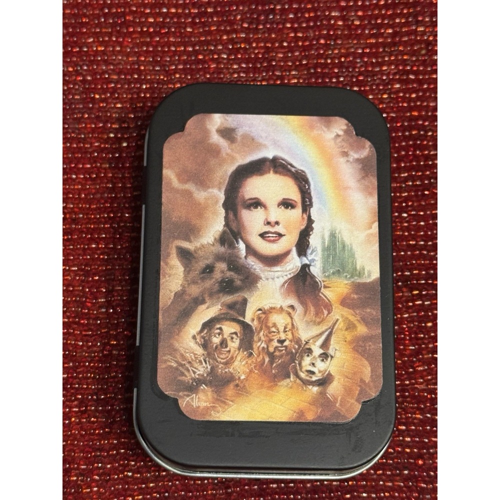 Wizard of Oz OOAK Handmade Altered Art Tin Dorothy Scarecrow Lion Diorama